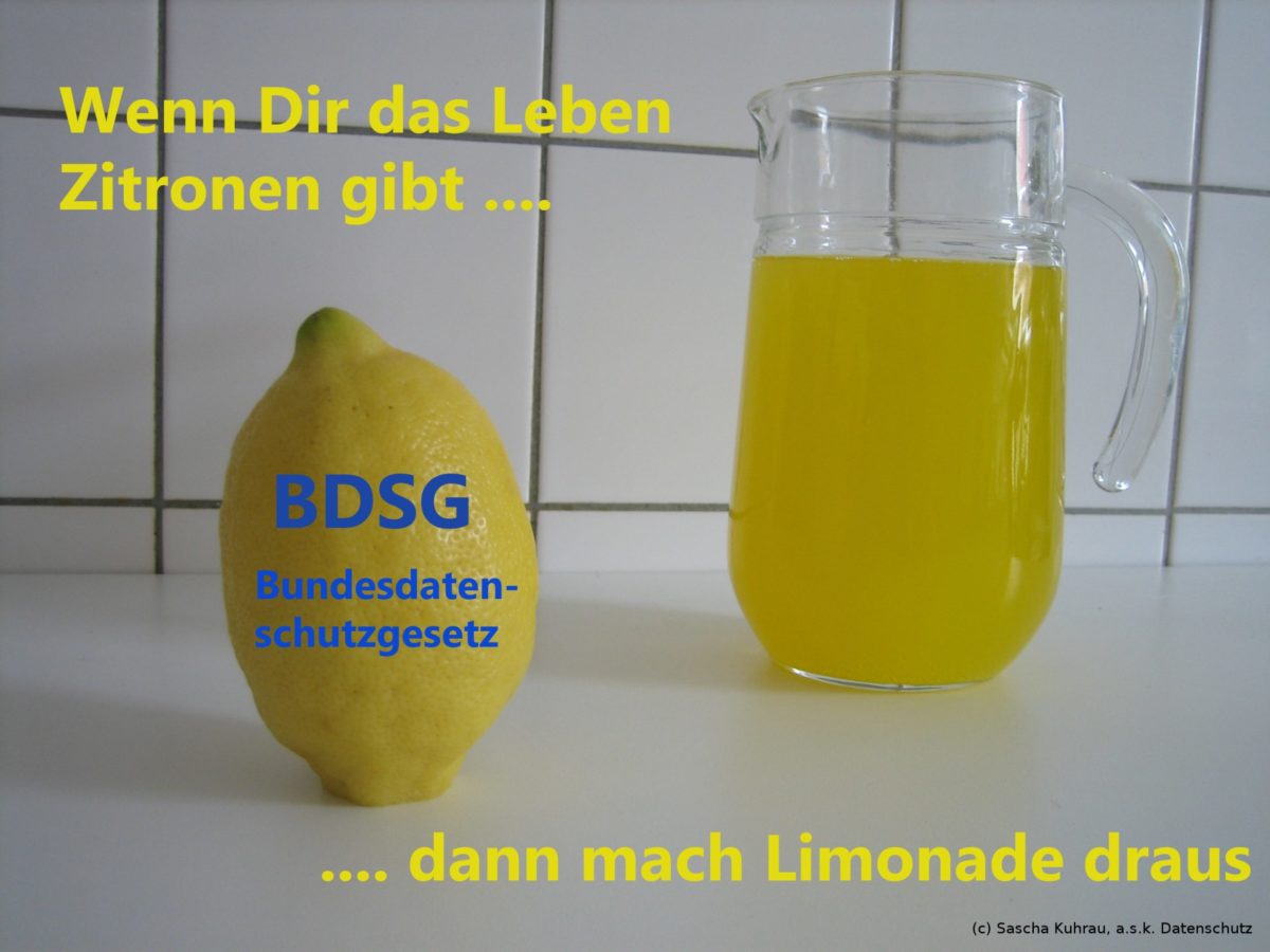 Limonade statt Zitrone