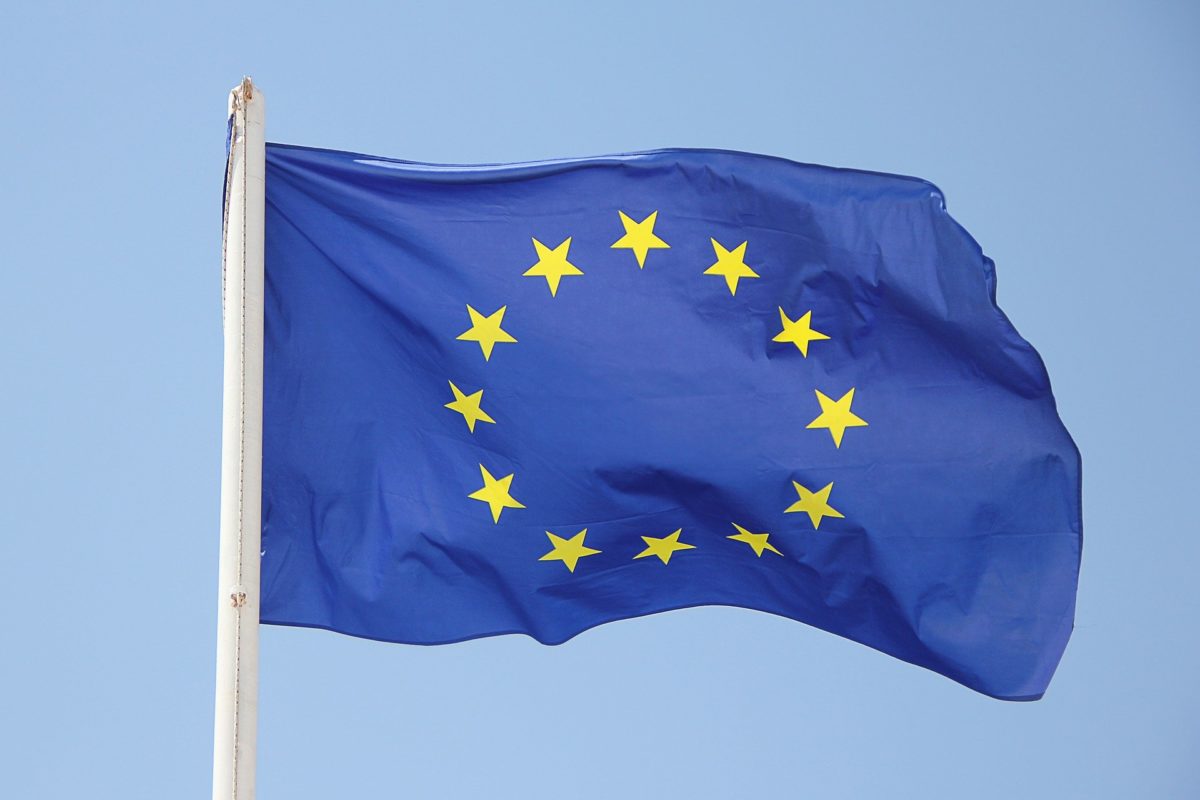 corona app - flag europe
