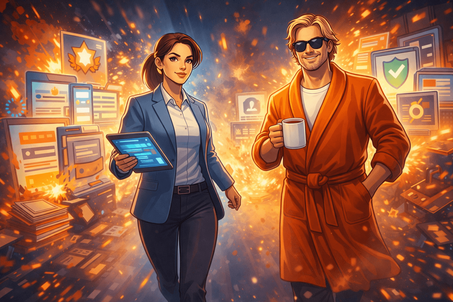 Datenschutz Dude und Agentin Cipher präsentieren neue Kurse und Schulungen der a.s.k. Akademie 2026 zu Datenschutz und Informationssicherheit